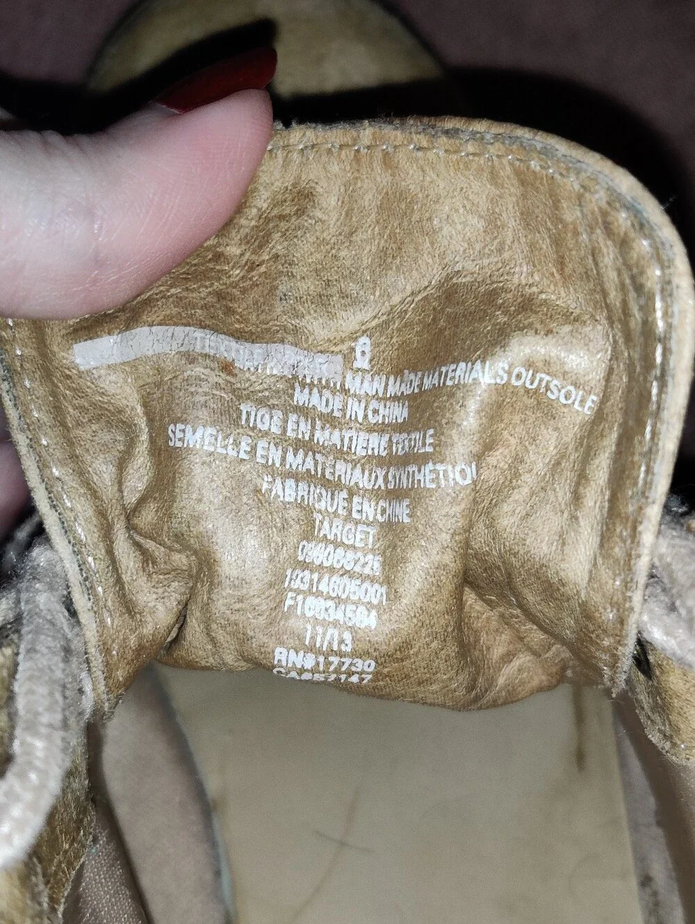 Mossimo Tan Ankle Boots Size 6